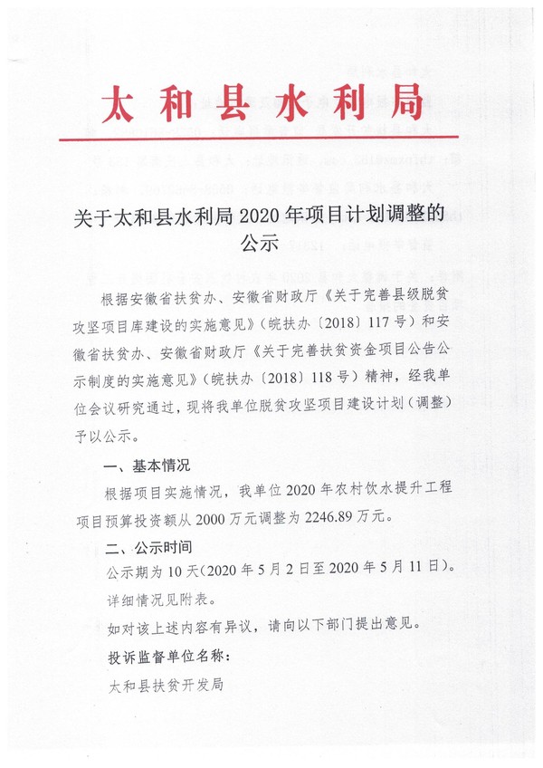 太和县水利局新项目推动水利建设，助力县域经济蓬勃发展