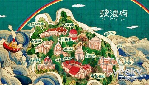 鼓浪屿最新地图，探索这座岛屿的全新面貌