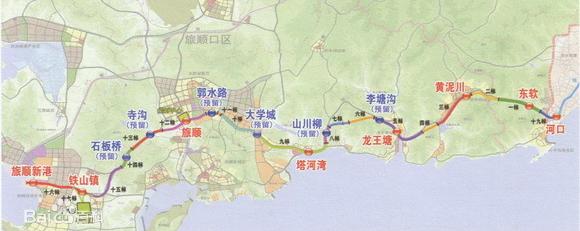 大连地铁线路图全新概览